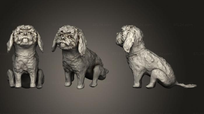 Статуэтки животных (ШИЦУ, STKJ_2461) 3D модель для ЧПУ станка